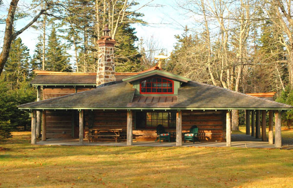 photo of restored naskeag cabin