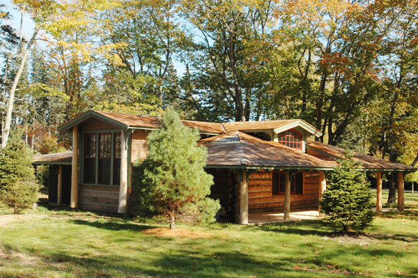 photo of restored naskeag cabin